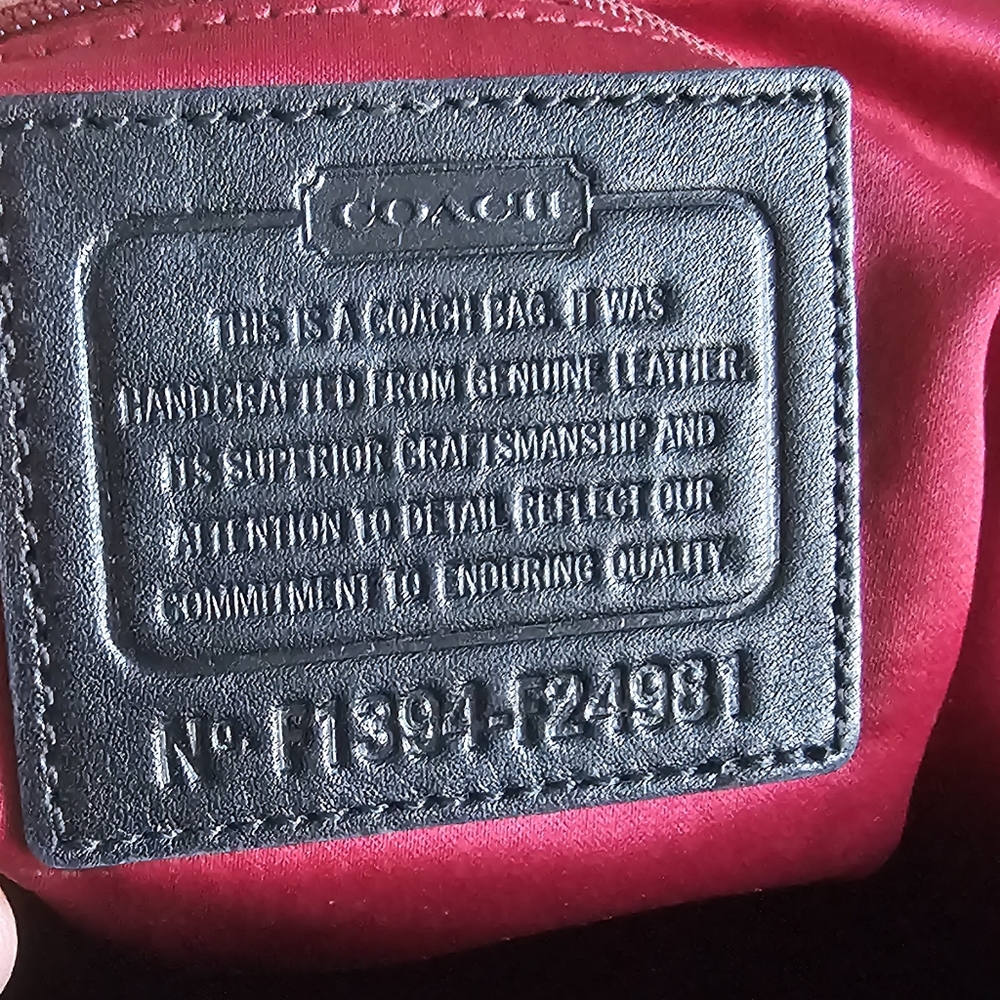 Coach Quilted Leather Tote Bag - Picture 3 of 8